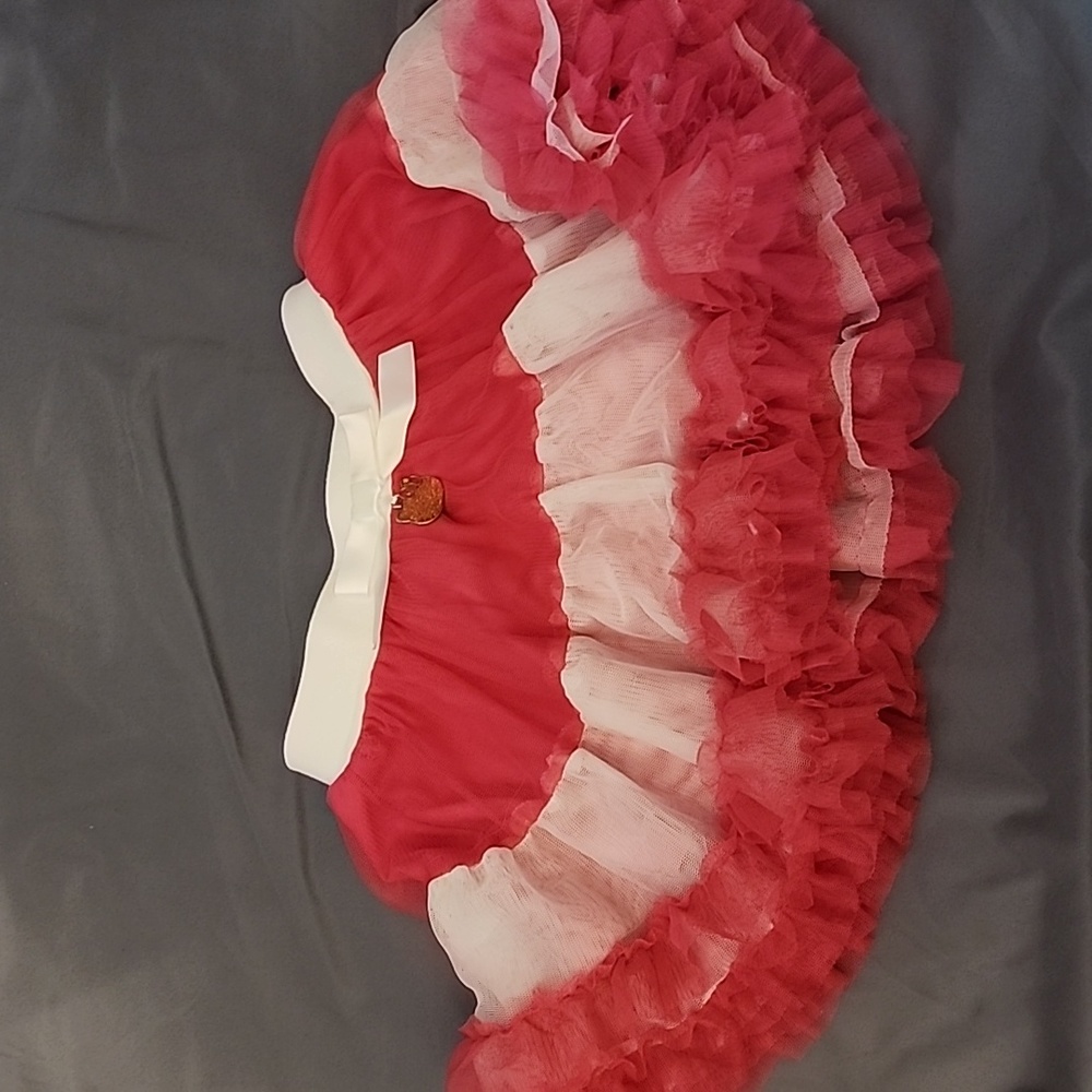 Hello Kitty 3T magenta & white skirt